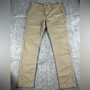 Flint & Tinder 365 5-Pocket Pants Men 34x33 Khaki Athletic Tapered Fit Huckberry